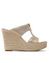 MICHAEL Michael Kors Espadrile Bradley Mule 40S3BYMS2D Auriu - Pled.ro