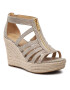 MICHAEL Michael Kors Espadrile Bradley Wedge 40S3BYMS3D Auriu - Pled.ro