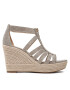 MICHAEL Michael Kors Espadrile Bradley Wedge 40S3BYMS3D Auriu - Pled.ro