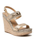 MICHAEL Michael Kors Espadrile Farrah Wedge 40R2FHHS1B Auriu - Pled.ro