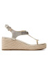 MICHAEL Michael Kors Espadrile Laney Thong 40T0LAMS1M Auriu - Pled.ro