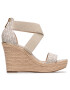 MICHAEL Michael Kors Espadrile Prue Wedge 40S0PRMS2B Bej - Pled.ro