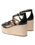 MICHAEL Michael Kors Espadrile Serena Wedge Espadrille 40S2SEMS1L Negru - Pled.ro