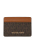 MICHAEL Michael Kors Etui pentru carduri Jet Set 34F1GJ6D0B Maro - Pled.ro