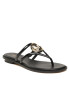 MICHAEL Michael Kors Flip flop Hampton Flat 40S3HMFS1A Negru - Pled.ro