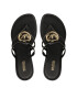 MICHAEL Michael Kors Flip flop Hampton Flat 40S3HMFS1A Negru - Pled.ro