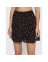 MICHAEL Michael Kors Fustă mini Floral Georgette Flounce MH1703H4PE Negru Regular Fit - Pled.ro