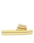 MICHAEL Michael Kors Șlapi Mk Platform Slide 40S1MKFA2B Galben - Pled.ro