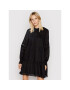 MICHAEL Michael Kors Rochie de zi Smocked Lawn Tiered MU1808L4YJ Negru Regular Fit - Pled.ro