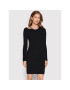 MICHAEL Michael Kors Rochie tricotată Chain Link MS2810C33D Negru Slim Fit - Pled.ro