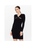 MICHAEL Michael Kors Rochie tricotată MR381FK33D Negru Slim Fit - Pled.ro