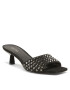 MICHAEL Michael Kors Șlapi Amal Kitten Sandal 40F2AMMA2S Negru - Pled.ro