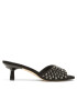 MICHAEL Michael Kors Șlapi Amal Kitten Sandal 40F2AMMA2S Negru - Pled.ro