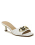 MICHAEL Michael Kors Șlapi Amal Kitten Sandal 40S3AMMA1E Alb - Pled.ro