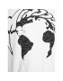 Mindout Tricou Globe Alb Boxy Fit - Pled.ro