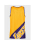 Mitchell & Ness Tank top TMTK4350 Galben Regular Fit - Pled.ro