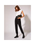 Morgan Pantaloni din material 212-PRING.F Negru Cropped Fit - Pled.ro