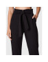 Morgan Pantaloni din material 222-PIPOU.F Negru Regular Fit - Pled.ro