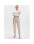 Morgan Pantaloni din material 231-PMEKO Bej Regular Fit - Pled.ro