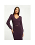 Morgan Rochie tricotată 232-RMROSA Violet Slim Fit - Pled.ro