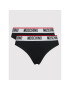 MOSCHINO Underwear & Swim Set 2 perechi de chiloți brazilieni 4745 9003 Negru - Pled.ro