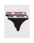 MOSCHINO Underwear & Swim Set 2 perechi de chiloți tanga 4744 9003 Negru - Pled.ro