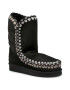 Mou Pantofi Eskimo 24 With Cross Stitch FW101022A Negru - Pled.ro