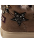 Mou Pantofi Eskimo Sneaker Star Patch&Mink FW111006A Maro - Pled.ro