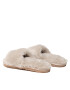 Mou Papuci de casă Sheepskin Fur Slide Slipper FW161001L Bej - Pled.ro