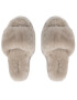 Mou Papuci de casă Sheepskin Fur Slide Slipper FW161001L Bej - Pled.ro