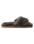 Mou Șlapi Sheepskin Fur Slide Slipper FW161001L Gri - Pled.ro