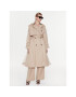 MSGM Trench 3441MDC04Y 237104 Bej Regular Fit - Pled.ro