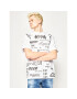 MSGM Tricou 2840MM101 207098 Alb Regular Fit - Pled.ro