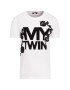 My Twin Tricou 201MP235H Alb Regular Fit - Pled.ro