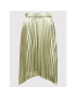 NA-KD Fustă plisată Pleated Asymmetric 1018-007371-1130-581 Verde Regular Fit - Pled.ro