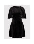 NA-KD Rochie de zi Velvet 1100-004520-0002-581 Negru Regular Fit - Pled.ro