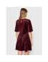 NA-KD Rochie de zi Velvet 1100-004520-0212-581 Vișiniu Regular Fit - Pled.ro