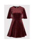 NA-KD Rochie de zi Velvet 1100-004520-0212-581 Vișiniu Regular Fit - Pled.ro