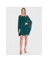 NAF NAF Rochie cocktail Ktoday THNR35 Verde Relaxed Fit - Pled.ro