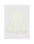 NAME IT Rochie elegantă 13200129 Alb Regular Fit - Pled.ro