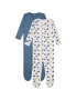 NAME IT Set 2 body-uri Nightsuit 13182197 Albastru Regular Fit - Pled.ro