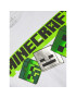 NAME IT Tricou MINECRAFT 13215788 Alb Regular Fit - Pled.ro