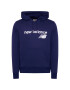 New Balance Bluză C C F Hoodie MT03910 Bleumarin Relaxed Fit - Pled.ro