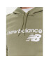 New Balance Bluză Classic Core WT03810 Verde Relaxed Fit - Pled.ro