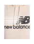 New Balance Bluză Classic WT23800 Bej Relaxed Fit - Pled.ro