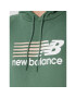 New Balance Bluză Classic WT23800 Verde Relaxed Fit - Pled.ro