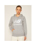 New Balance Bluză Esse po Hoodie NBWT0355 Gri Relaxed Fit - Pled.ro