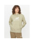 New Balance Bluză Essentials Stacked Logo Hoodie WT31533 Verde Regular Fit - Pled.ro