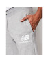 New Balance Pantaloni trening Essentials Stacked Logo MP03558 Gri Athletic Fit - Pled.ro