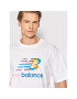 New Balance Tricou At Amp Logo MT21503 Alb Oversize - Pled.ro